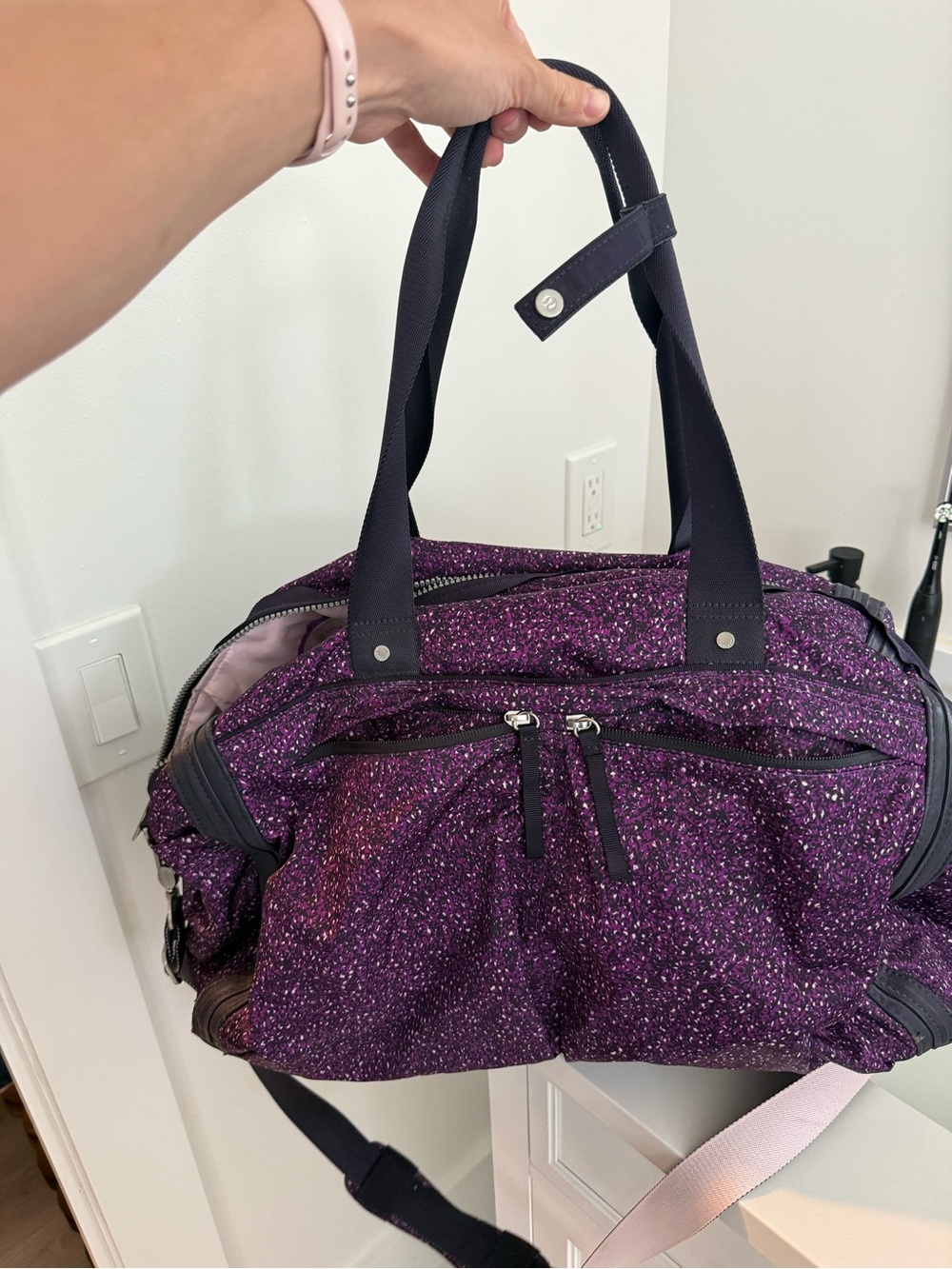 lululemon athletica Purple Sparkle Weekend Duffel